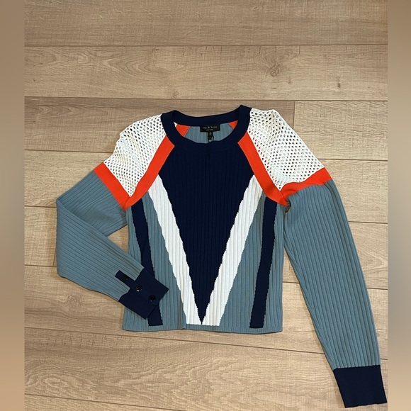 *NWT* Rag & Bone Lark Knit Top S - Picture 2 of 4